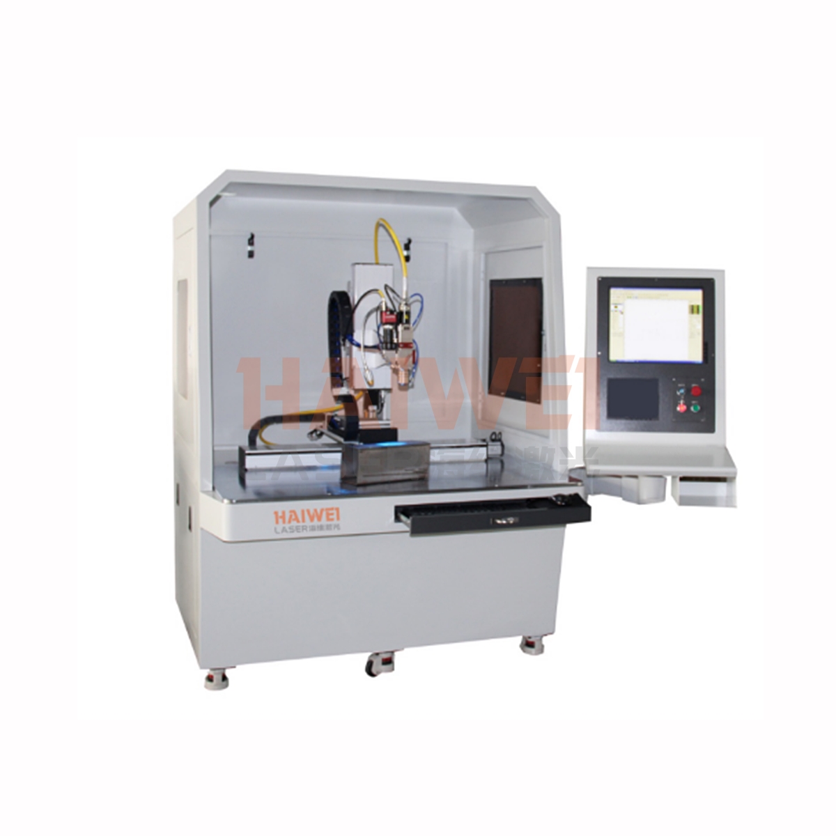 Continuous fiber laser welding machine